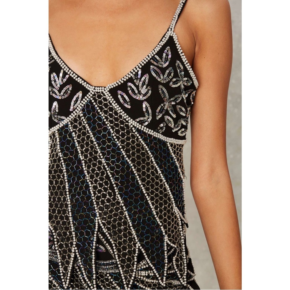 SOLD - Nasty Gal Collection Beaded Sequin Elegant Tank - Picture 6 of 6